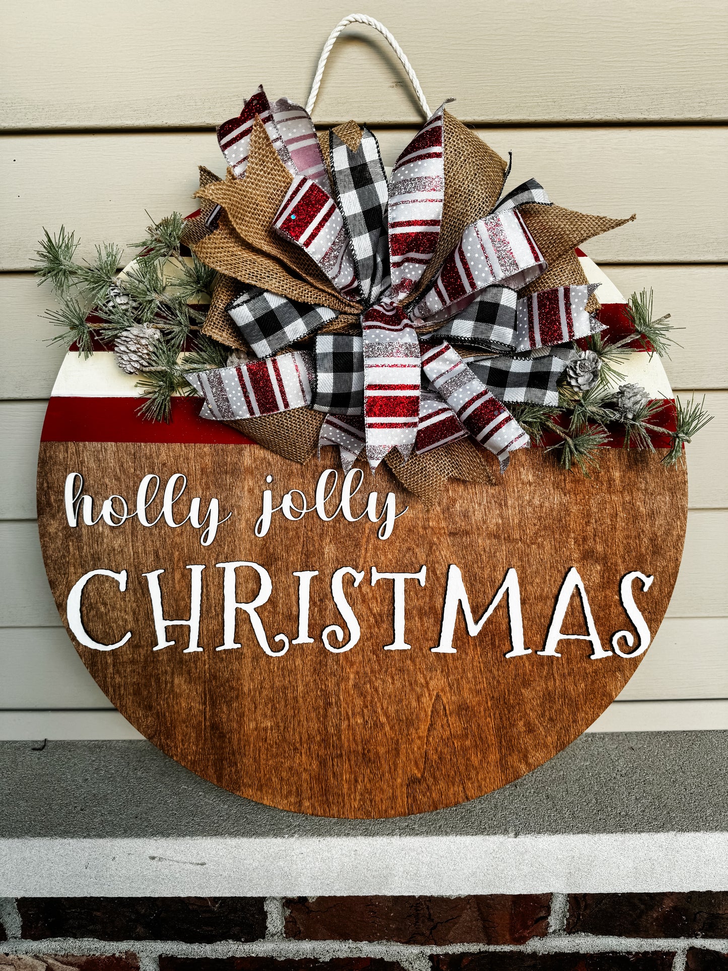 Holly Jolly Christmas Sign