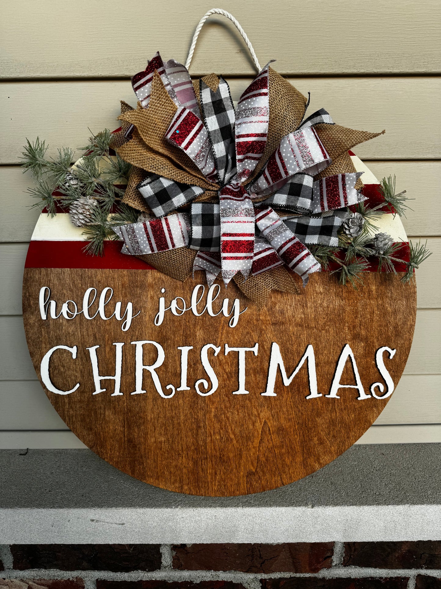 Holly Jolly Christmas Sign