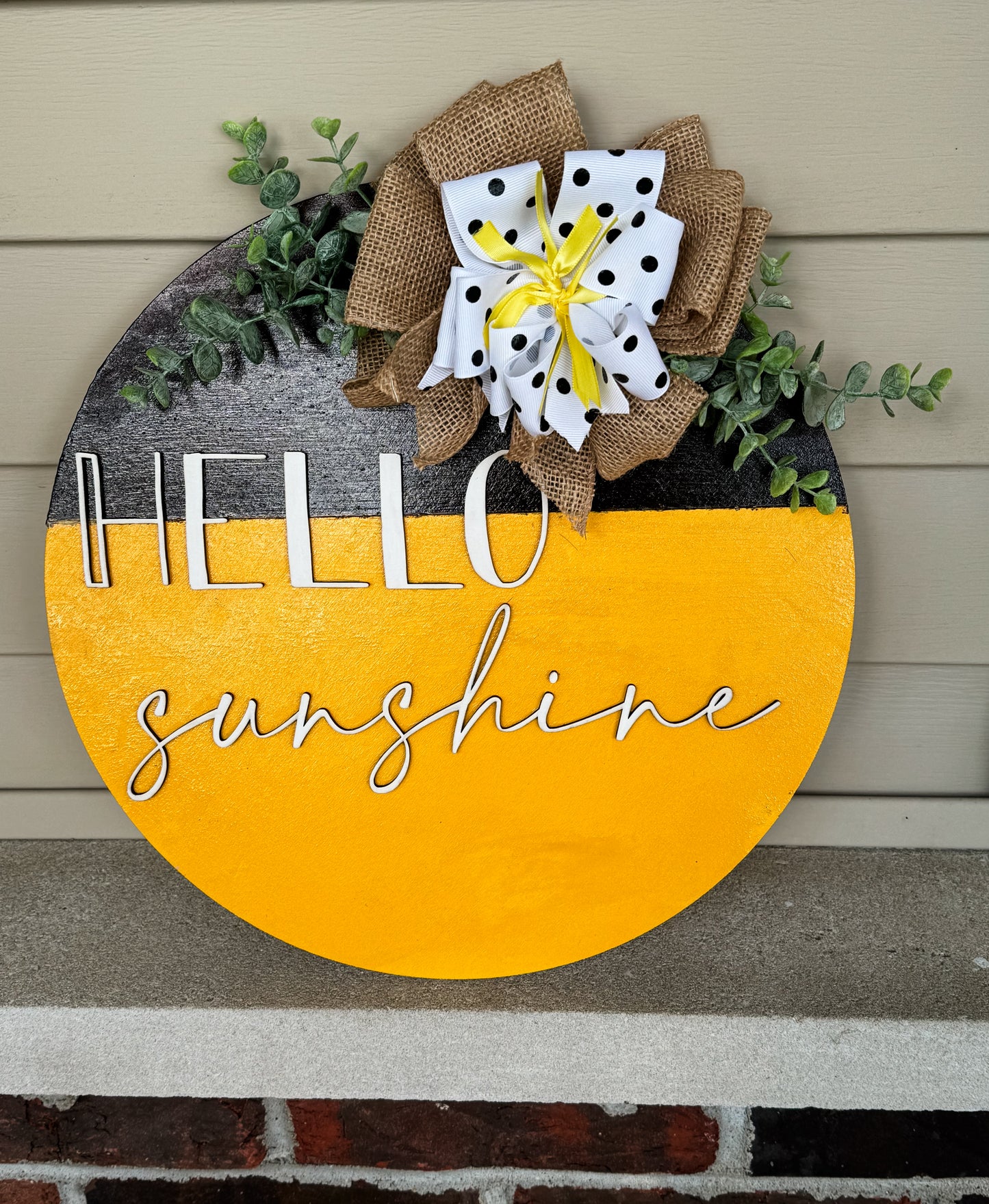 Hello Sunshine Door Hanger