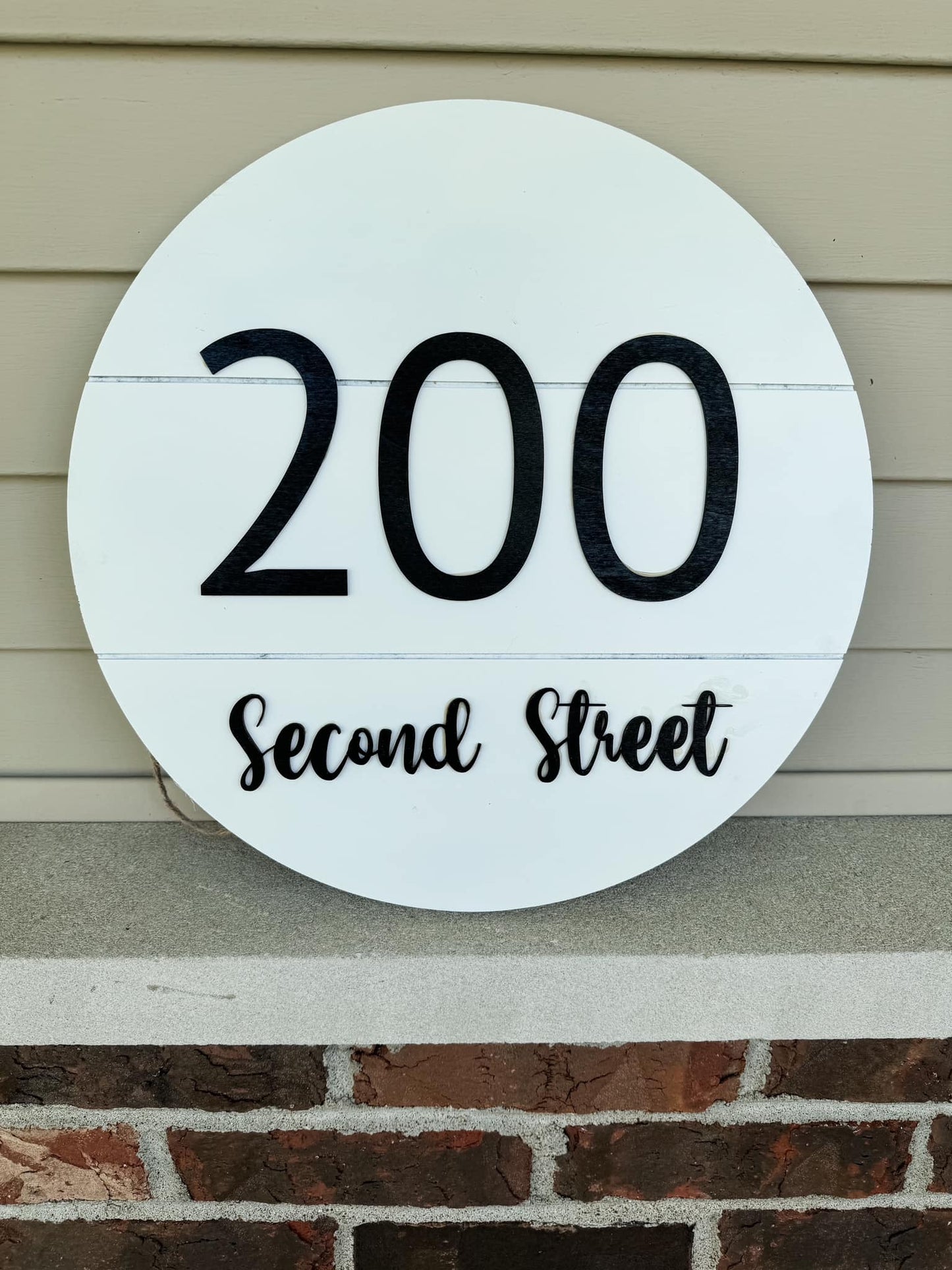 Custom Address Sign