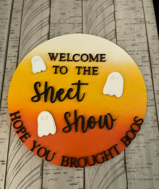 Welcome to the Sheet Show Door Hanger